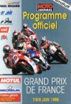1996 Programme officiel. Grand Prix De France 7-8-9 Juin 1996