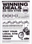 2001 KTM. Winning Deals On New KTMs