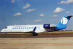 2004 Independence Air CRJ-200 Postcard N671BR