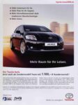 2008 Toyota Auris. Mehr Raum für Ihr Leben
