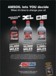 2012 Amsoil lets You decide When it's time to change your oil