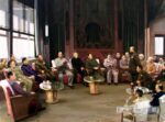 Mao and his commanders deciding to send the PLA into Korea