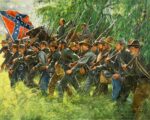 1863 The Battle of Gettysburg - General Gordon's Line at Pickett's Charge