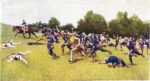 1898 Charge of the Rough Riders at San Juan Hill by Frederic Remington