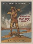 1915 A Call From The Dardanelles. 'Coo - ee- Won't You Come' Enlist Now