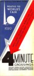 1939 Metropolitan New York. Routes To World's Fair 1939