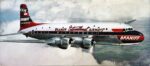 1947 Braniff International Douglas DC-6 Postcard