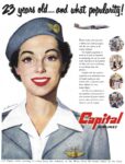 1950 23 years old... and what popularity! Capital Airlines