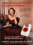 1950 Scientific tests prove Lucky Strike milder than any other principal brand! Lilli Palmer