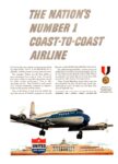 1950 The Nation's Number 1 Coast-To-Coast Airline. United Air Lines