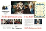 1950 'The President' overnight to London. The Most Luxurious Air Service in the World! Pan American