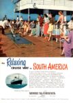 1950 the Relaxing Cruise Way to South America. Moore-McCormack Lines
