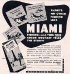 1951 There's No Other Fishing Like Miami