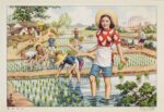 1953 New view in the rural village