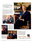 1954 Lord Calvert invites you to meet Mr. J. Harold Booth. Man of Distinction