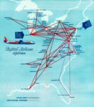 1956 Capital Airlines Route Map