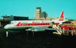 1956 Capital Airlines Viscount Postcard