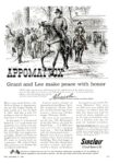 1960 Appomattox. Grant and Lee make peace with honor, Sinclair