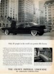 1960 Crown Imperial Limousine. Only 25 people in the world can possess this luxury