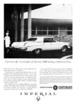 1963 Imperial LeBaron Four-Door. A personal offer to principals of America's 6500 leading architectural firms