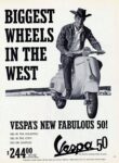 1964 Vespa 50. Biggest Wheels In The West