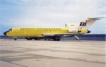 1966 Braniff International Boeing 727 Postcard N7271
