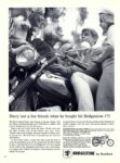 1966 Bridgestone 175 Dual Twin. Harry lost a few friends when he bought his Bridgestone 175