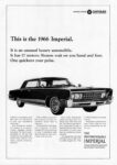 1966 Imperial Crown Four-Door Hardtop. The Incomparable Imperial