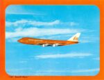 1970 Braniff International Boeing 747 Braniff Place' Postcard