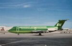1971 Braniff International BAC111 Postcard N1543