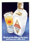 1971 Break out the Gilbey's Gin, boys, and keep your collins dry!