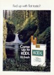 1971 Fed up with flat taste. Come up to Kool It's fresh