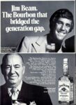 1971 Jim Beam. The Bourbon that bridged the generation gap