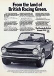 1971 Triumph TR-6. From the land of British Racing Green