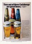 1971 Two out of three Carlsberg are great beers