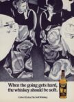 1971 When the going gets hard, the whiskey should be soft. Calvert Extra (1)