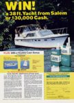 1971 Win! a 38 ft. Yacht from Salem or $30,000 Cash