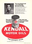 1972 The more Butch Leal runs on Kendall, the more he wins. Kendall Motor Oils. The winner's circle