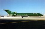 1980 Braniff International Boeing 727 Postcard N456BN