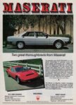 1981 Maserati Quattroporte & Merak