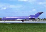 1992 Braniff International Boeing 727 N8855E Postcard