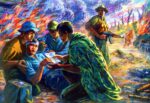 A dying Vietcong soldier
