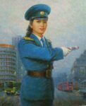 North Korean Traffic Police Woman (03)