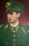 Portrait of a Slovak captain of cavalry Peter Vlcko.