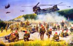 'The Kacanik Defile'- Operation AGRICOLA which took place on 12th June 1999 when 5 Airborne Brigade spearheaded the KFOR advance into Kosovo- by David Rowlands
