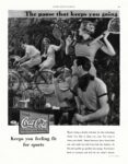 1934 The pause that keeps you going. Drink Coca-Cola