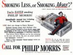 1942 Smoking Less _ or Smoking More. Call For Philip Morris