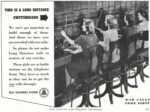 1942 This Is A Long Distance Switchboard. War Calls Come First