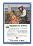 1943 Vitamins For Victory. The Progressive Union Pacific Railroad