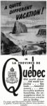 1946 A Quite Different Vacation! In La Province De Quebec